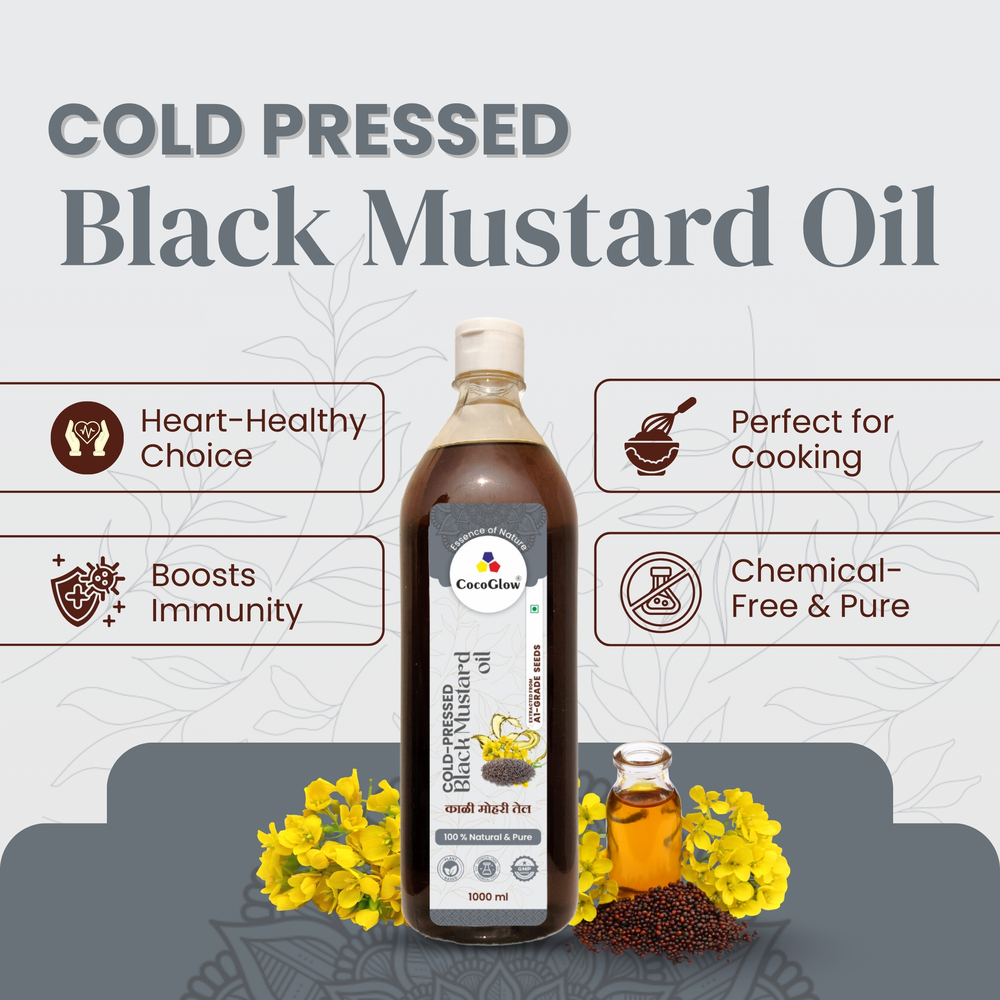 Cold Pressed Black Mustard Oil 1 L