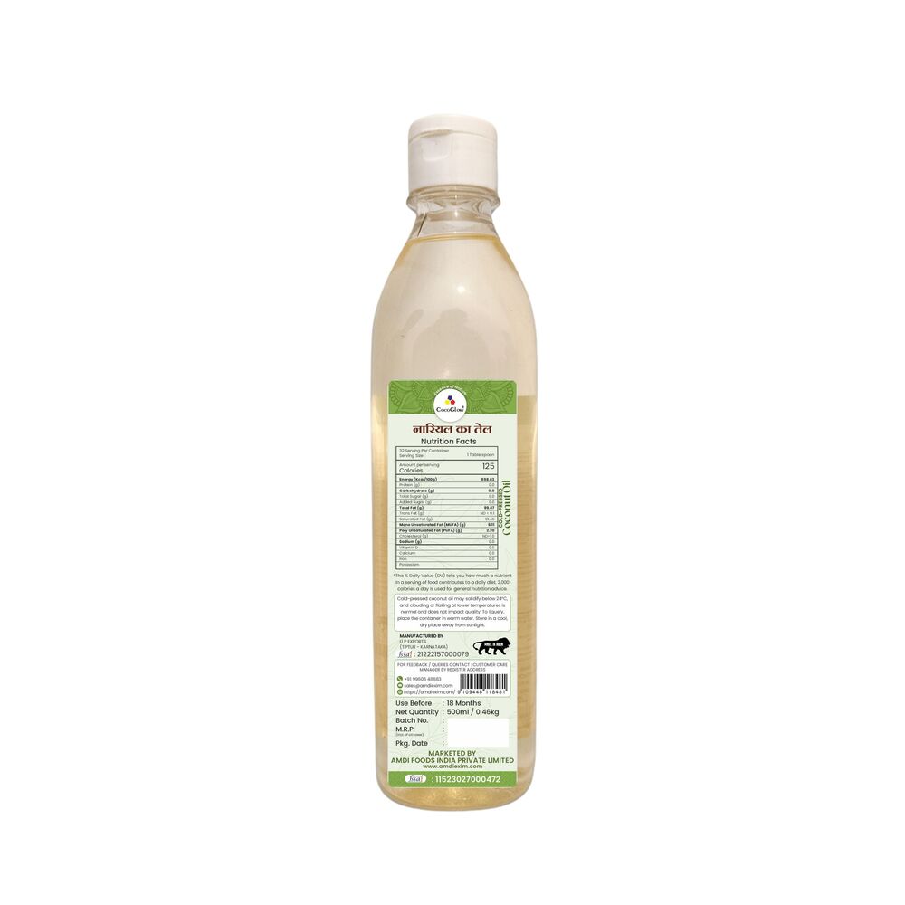 Cold Pressed Coconut OIl 500 ml