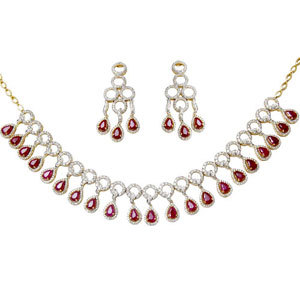 Ruby Emerald Jewelry, Indian Ruby Diamond Jewelry, Ruby Diamond Jewelry Gender: Men'S