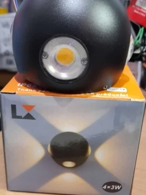 12w led outdoor light bk ww