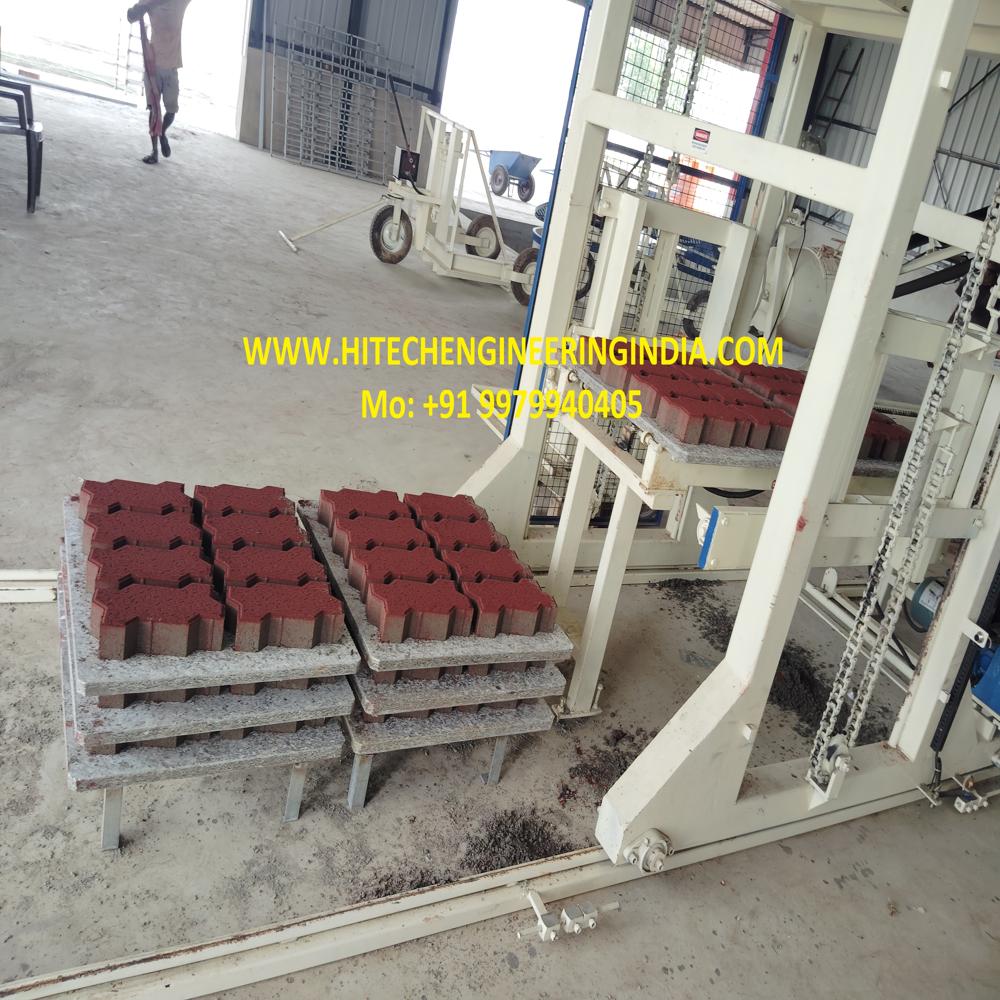 Color Paver And Brick Making Machine - 150 Mt+ Tonnage, 550 L Oil Tank, 50hp Motor, Vibration System, Auto Plc Control | Produces 8500-9500 Color Pavers/shift, 19000-20000 Bricks/shift, Hmi Display