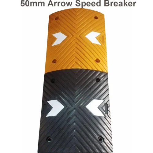 50mm Arrow Cut Rubber Speed Breaker
