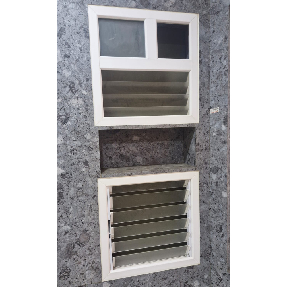 White Louver Window