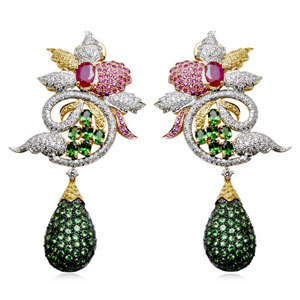 Emerald Necklace Costume Jewelry, Emerald Costume  Gender: Women'S