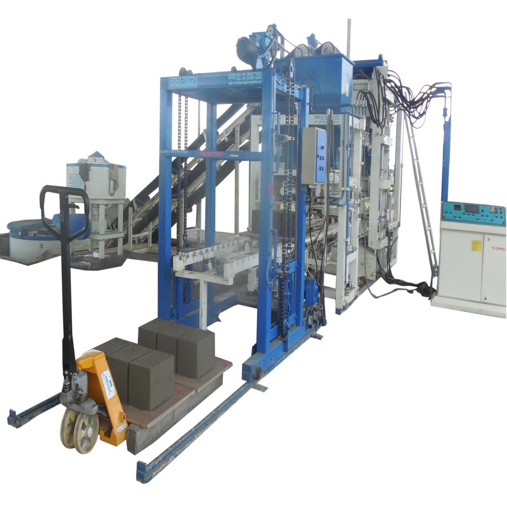 Fully Automatic Vibro Press Block Making Machine - Capacity: 40 Pcs/min