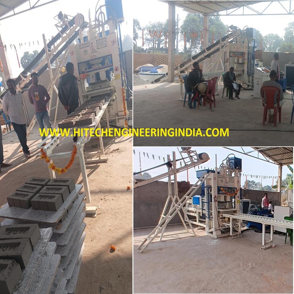 hydraulic fly ash brick machine