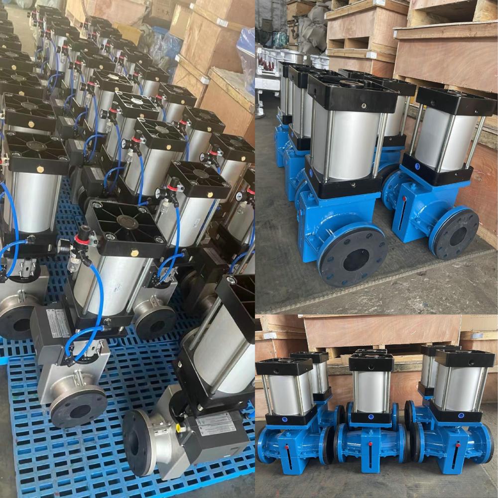 Pinch Valve / Electric Pinch Valve, Stainless Steel, Flanged, Electric Actuated, Full Port Sleeve Structure, Mining Slurry/Wastewater, ISO Standard