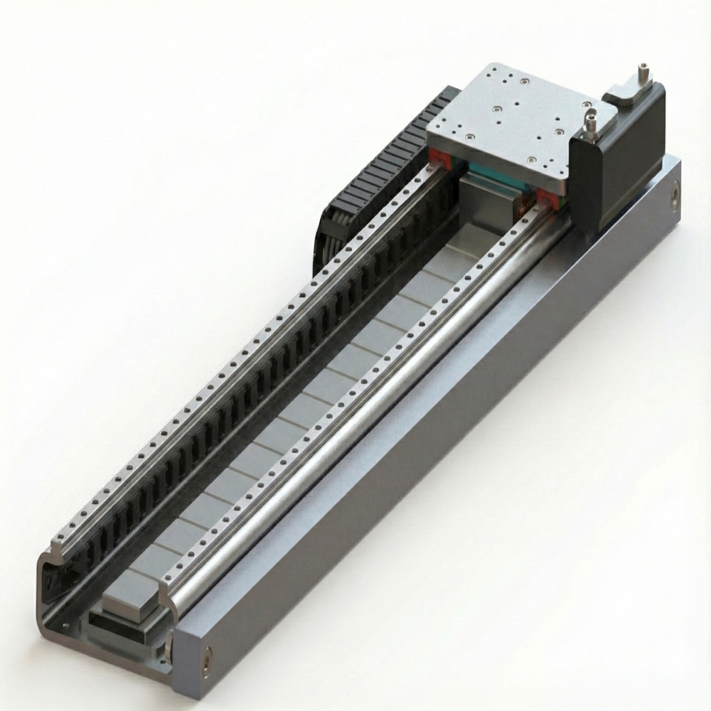 Precision Linear Motor Stage 1 m/s speed 250N force