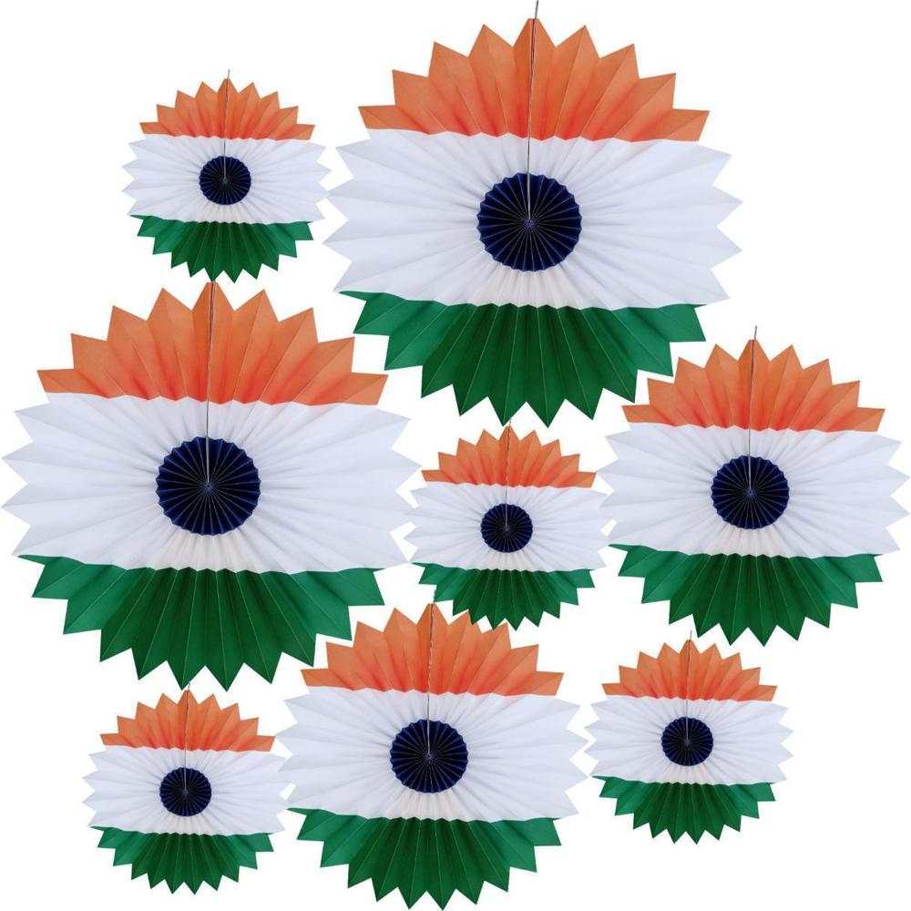 Multicolour Paper Fan for Decoration