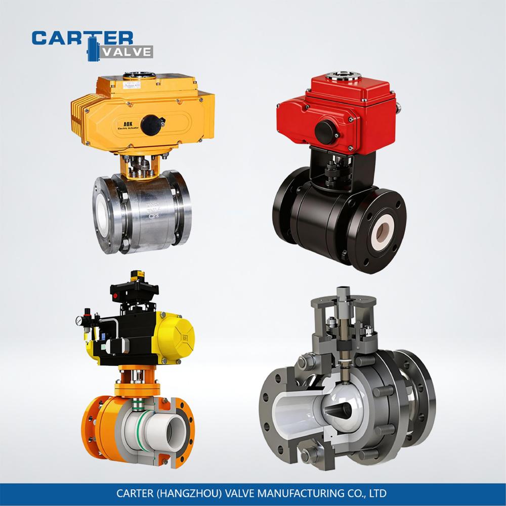 Ceramic Ball Valve / Wear Resistant Ball Valve, Ceramic Lined Steel, Flanged, Manual Handwheel, Full Port Structure, Slurry/abrasive Media, Api 6d Standard - Application: Chemical
