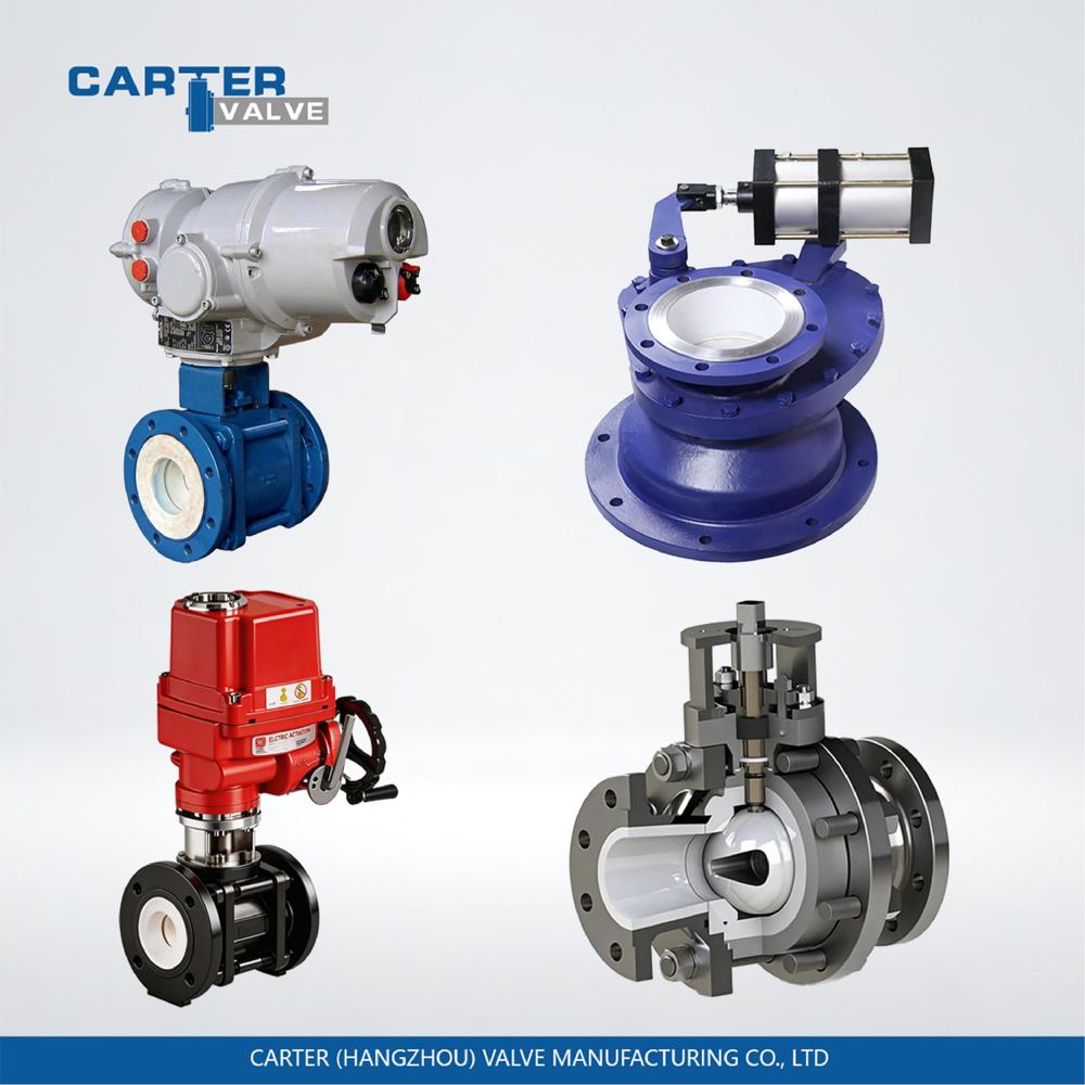 Ceramic Butterfly Valve / High Temperature Ceramic Butterfly Valve, Cast Steel with Ceramic Lining, Wafer, Electric Actuated, Triple Offset Structure, Dust/Gas/High Temperature Media, ASME B16.34 Standard