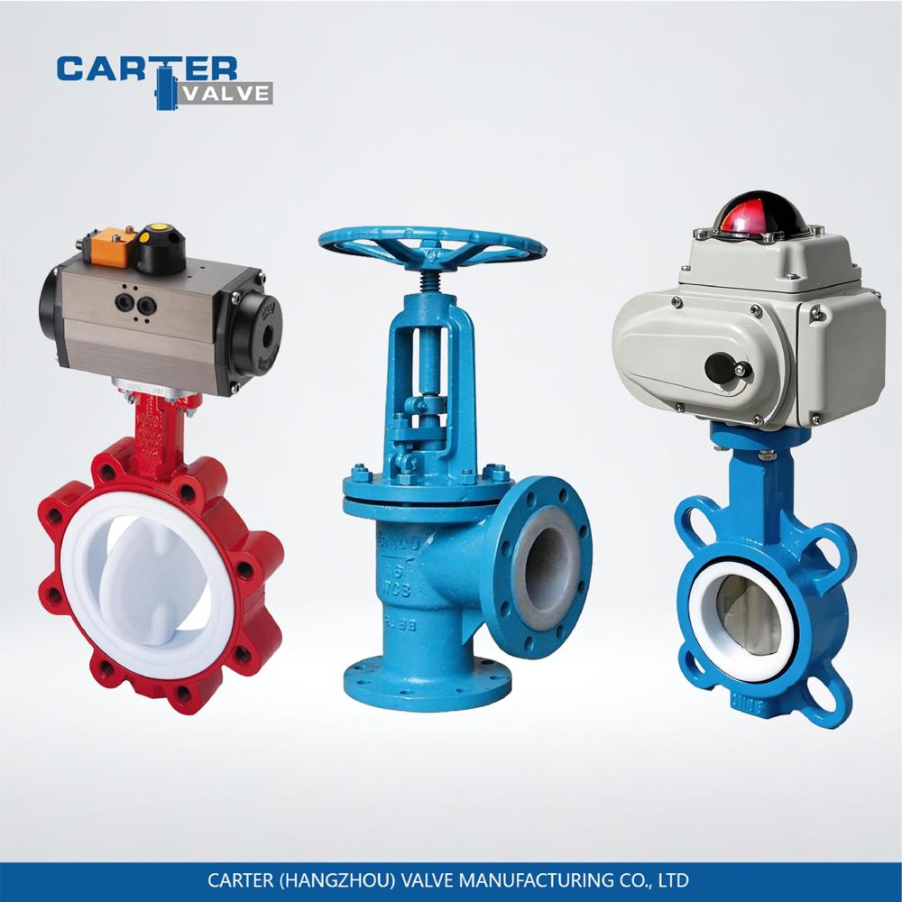 Lined Ball Valve / PTFE Lined Ball Valve, Cast Steel with PTFE Lining, Flanged, Manual Hand Lever, Full Bore Structure, Acid/Alkali Corrosive Media, API 6D Standard