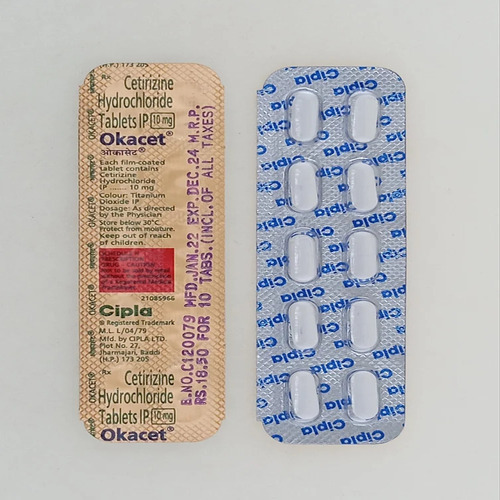 Okacet, Cetirizine Allopathic Antiemetic Medicine