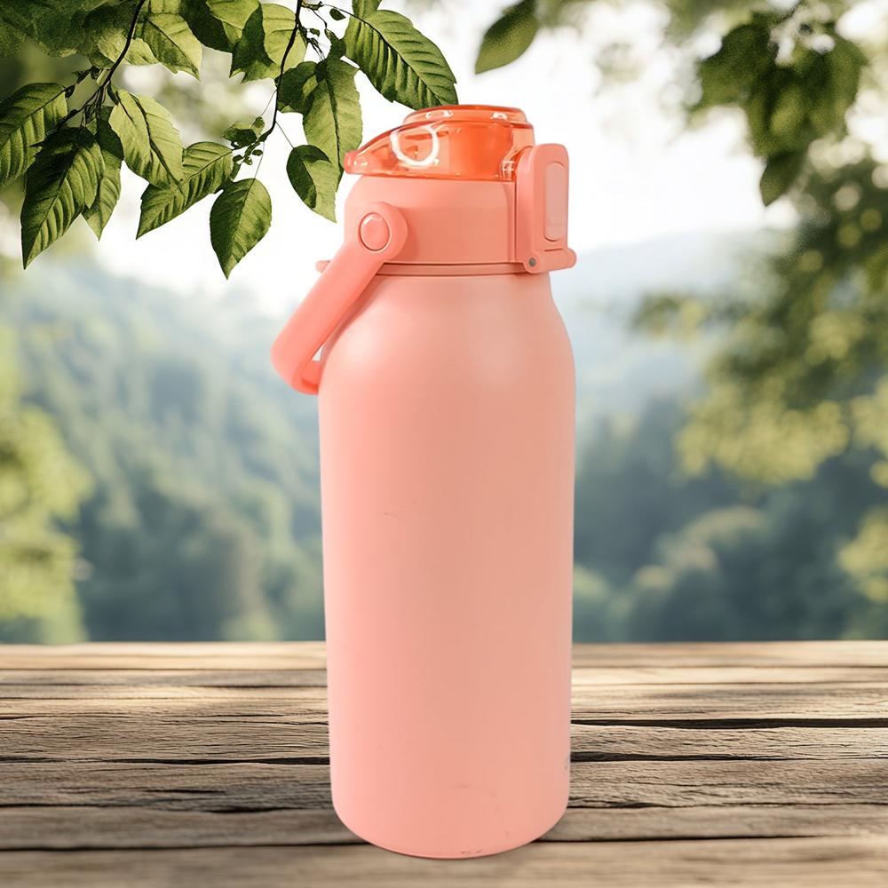 Stainless Steel Vacuum Water Bottle (1700 Ml Approx) - Color: Mix