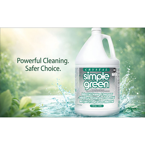 Crystal Simple Green Industrial Floor Cleaner Green  A+ 3
