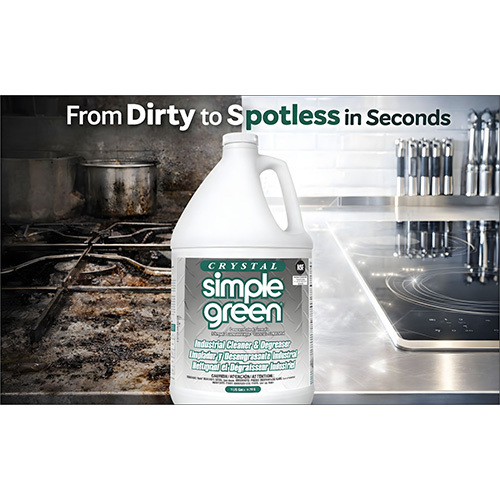 Crystal Simple Green Industrial Floor Cleaner Green  A+ 4
