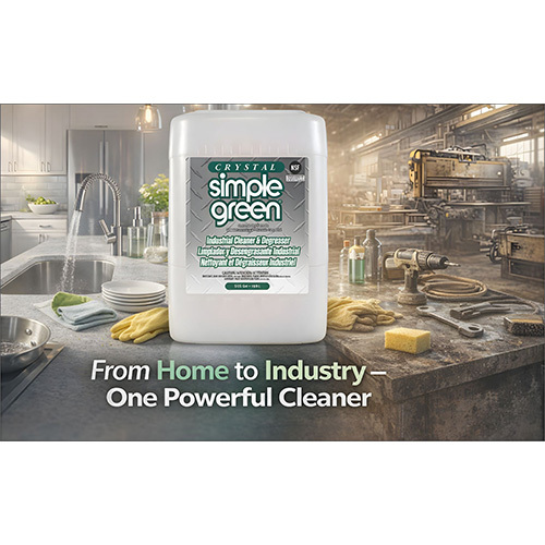 Crystal Simple Green Industrial Floor Cleaner Green  A+ 5