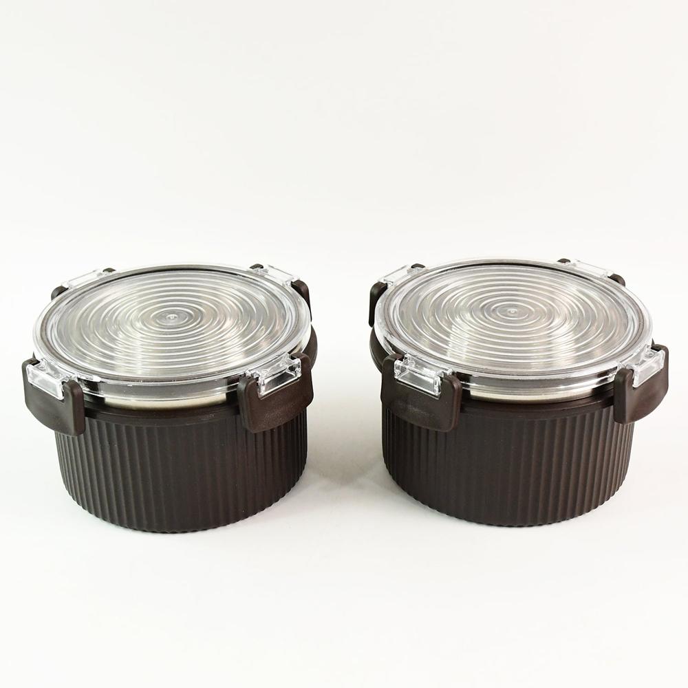 Apex Rustic Jar Set  2 Pcs, 450ml Each Approx