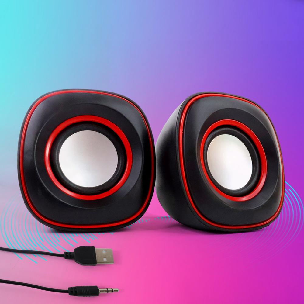 Pc Speakers, Computer Speakers (1 Set) - Color: Mix