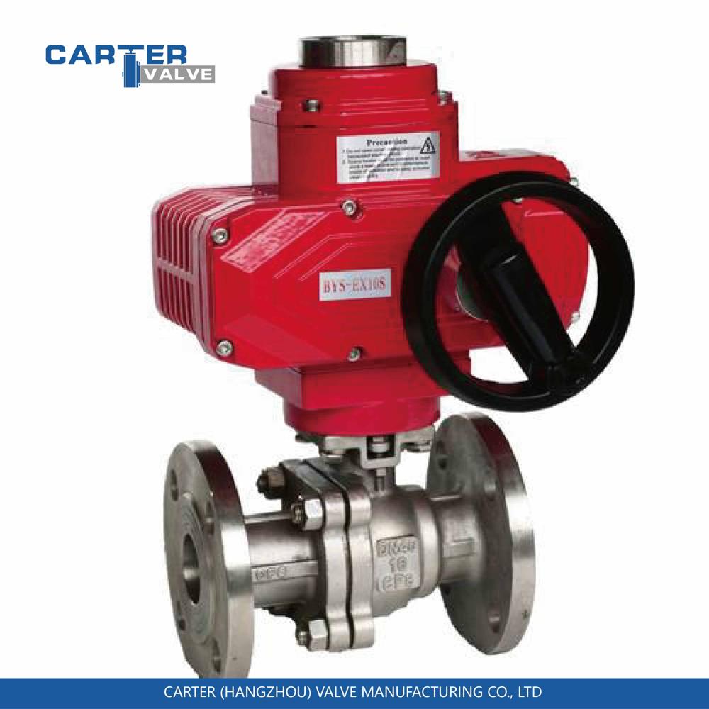 Floating Ball Valve / Two Piece Floating Ball Valve, Stainless Steel, Flanged, Manual Hand Lever, Floating Ball Structure, Water/Oil/Gas, API 608 Standard