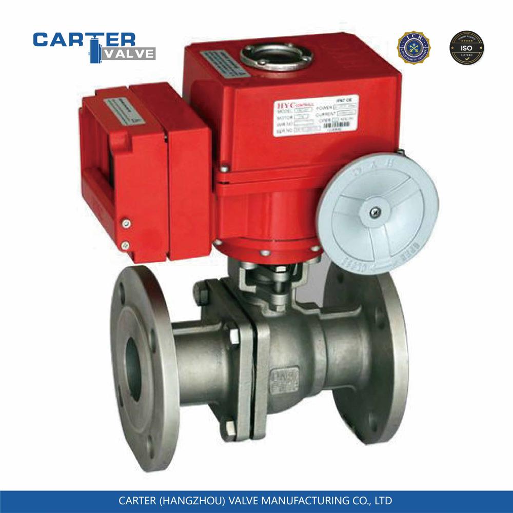 Floating Ball Valve / Two Piece Floating Ball Valve, Stainless Steel, Flanged, Manual Hand Lever, Floating Ball Structure, Water/Oil/Gas, API 608 Standard