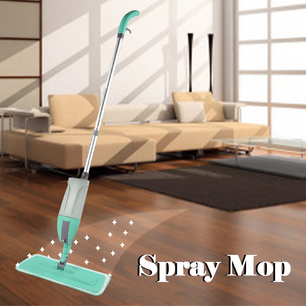 Cleaning 360 Degree Healthy Spray Mop With Removable Washable Cleaning Pad - Color: Mix