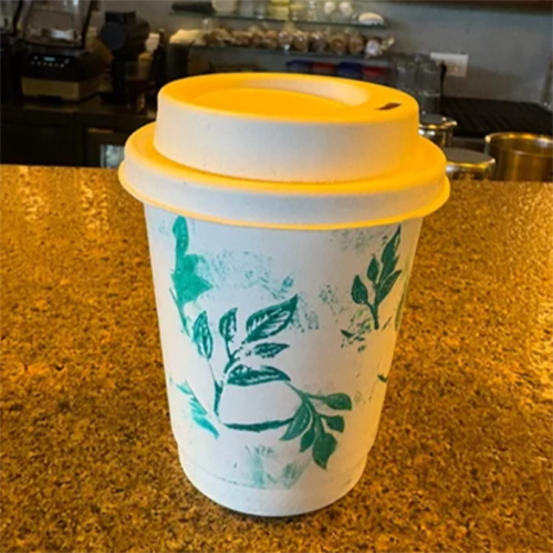 Double Wall Paper Cup With Lid