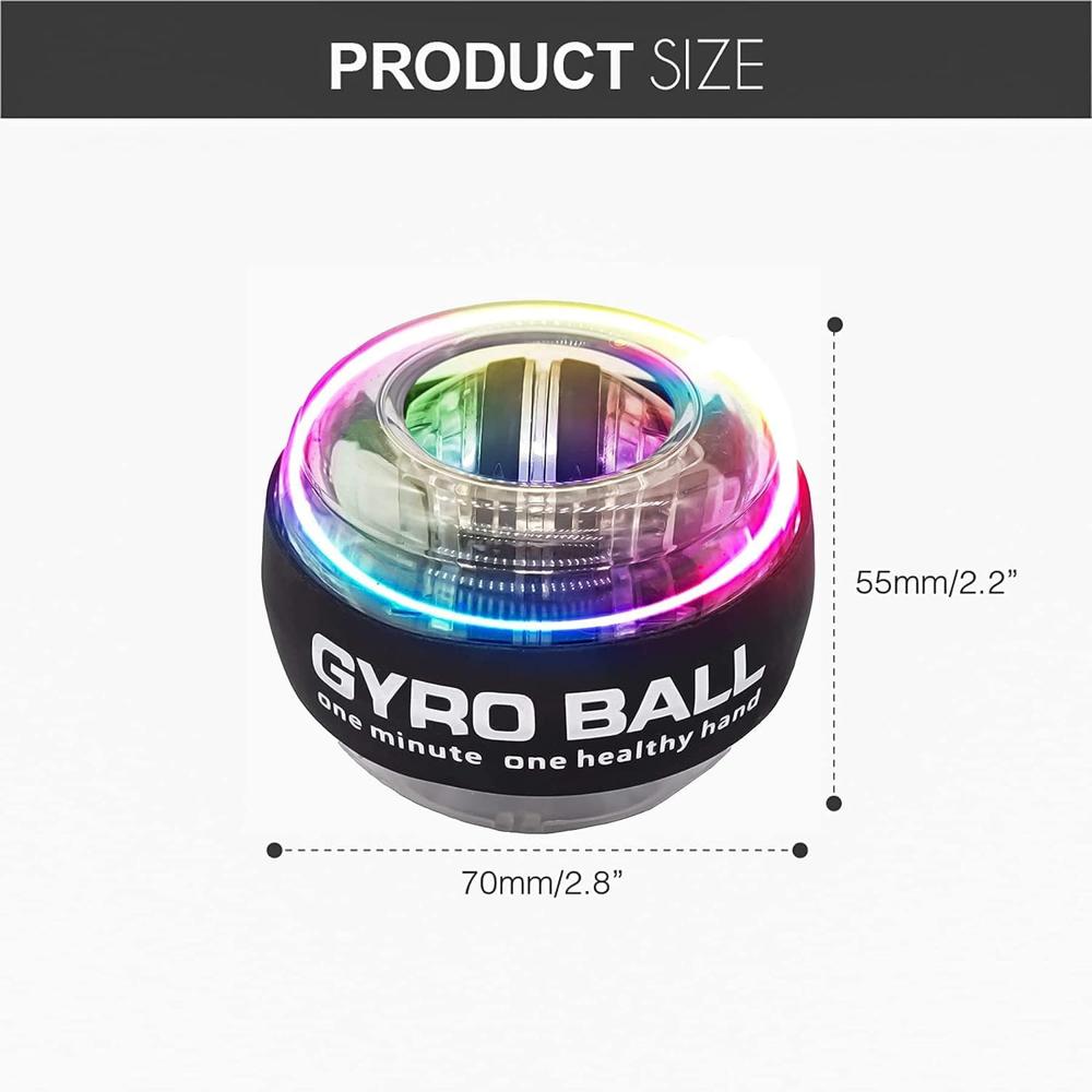 Self-Starting Wrist Gyro Ball
