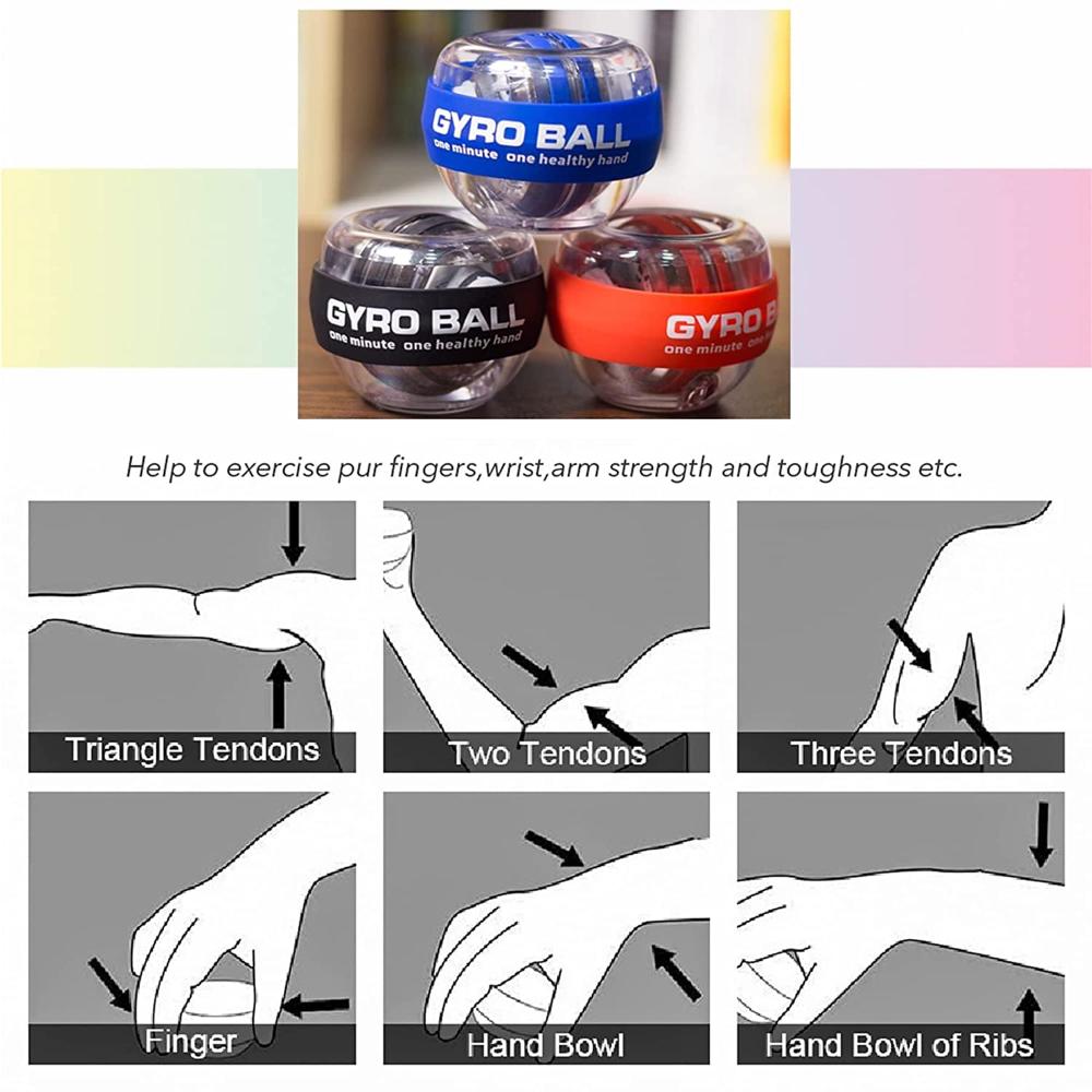 Self-Starting Wrist Gyro Ball