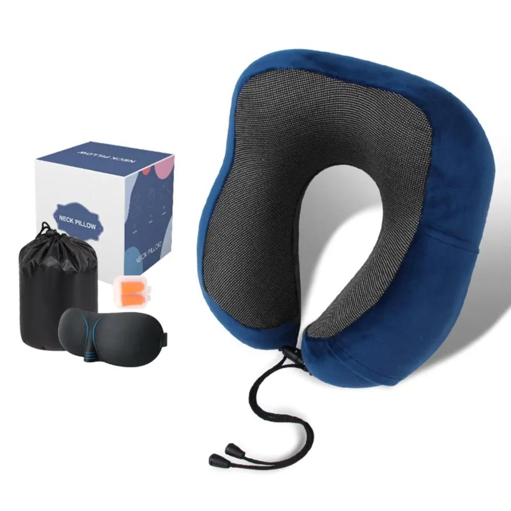 Ergonomic U Shape Travel Neck Pillow Wholesale | Premium Memory Foam Neck Support Pillow Supplier India