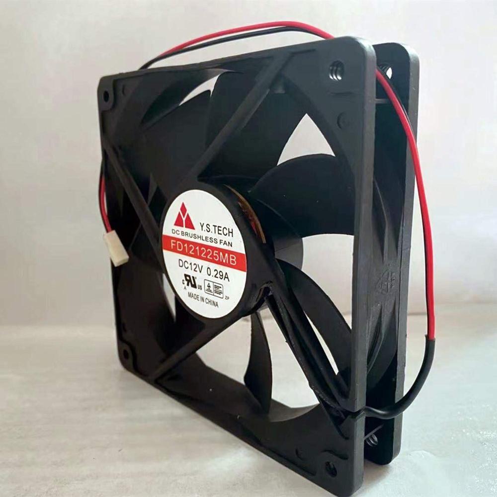 Y.S. TECH FD121225MB 12V DC 0.29A 12025mm Ball Bearing Industrial Inverter Axial Cooling Fan
