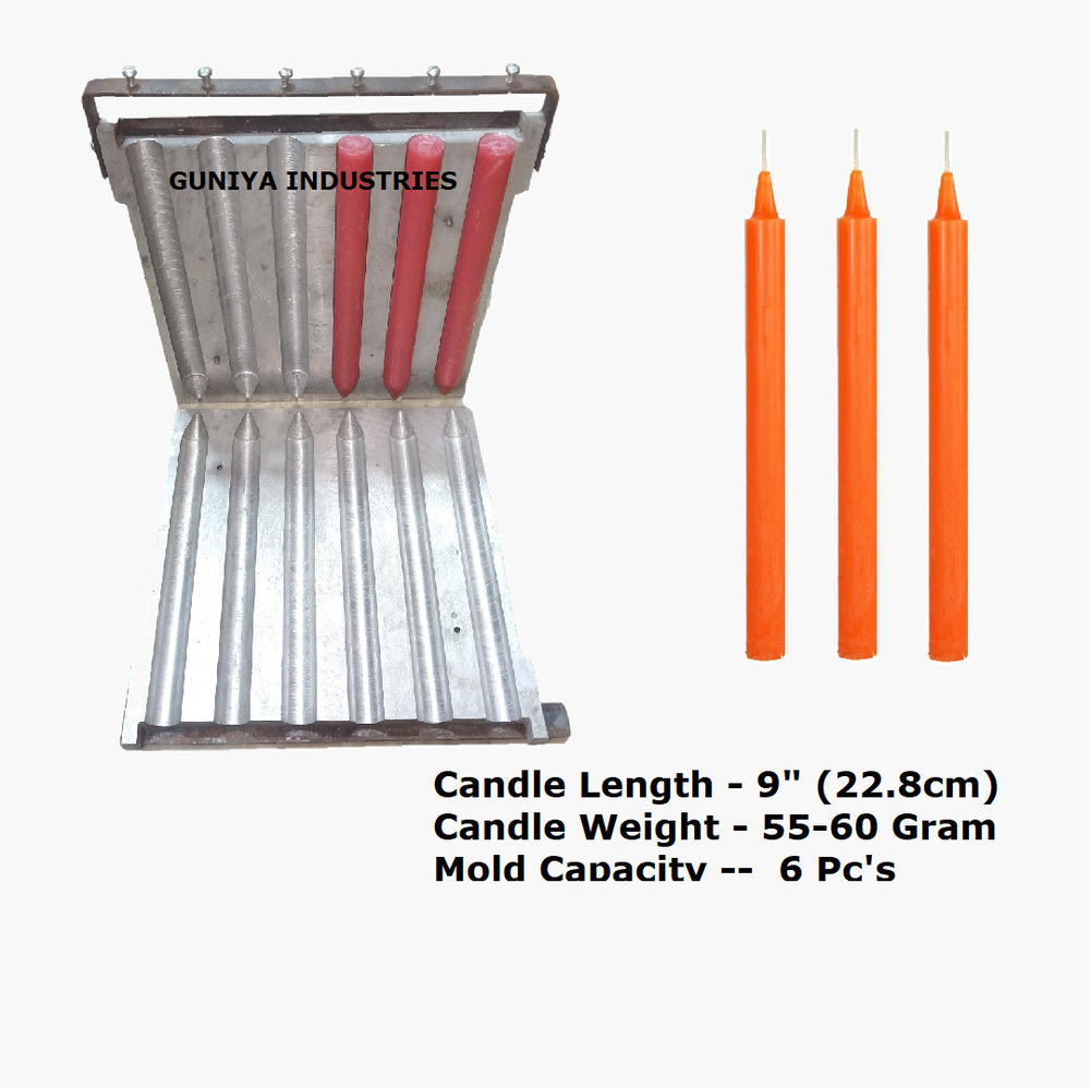9 inch 55-60 Gram Plain Candle Making Mold