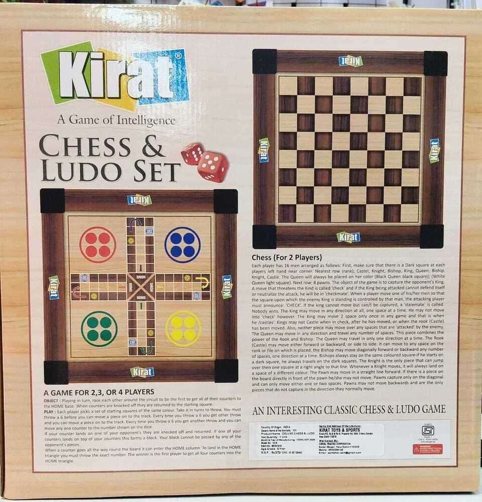 Kirat Chess And Ludo Board Game Set