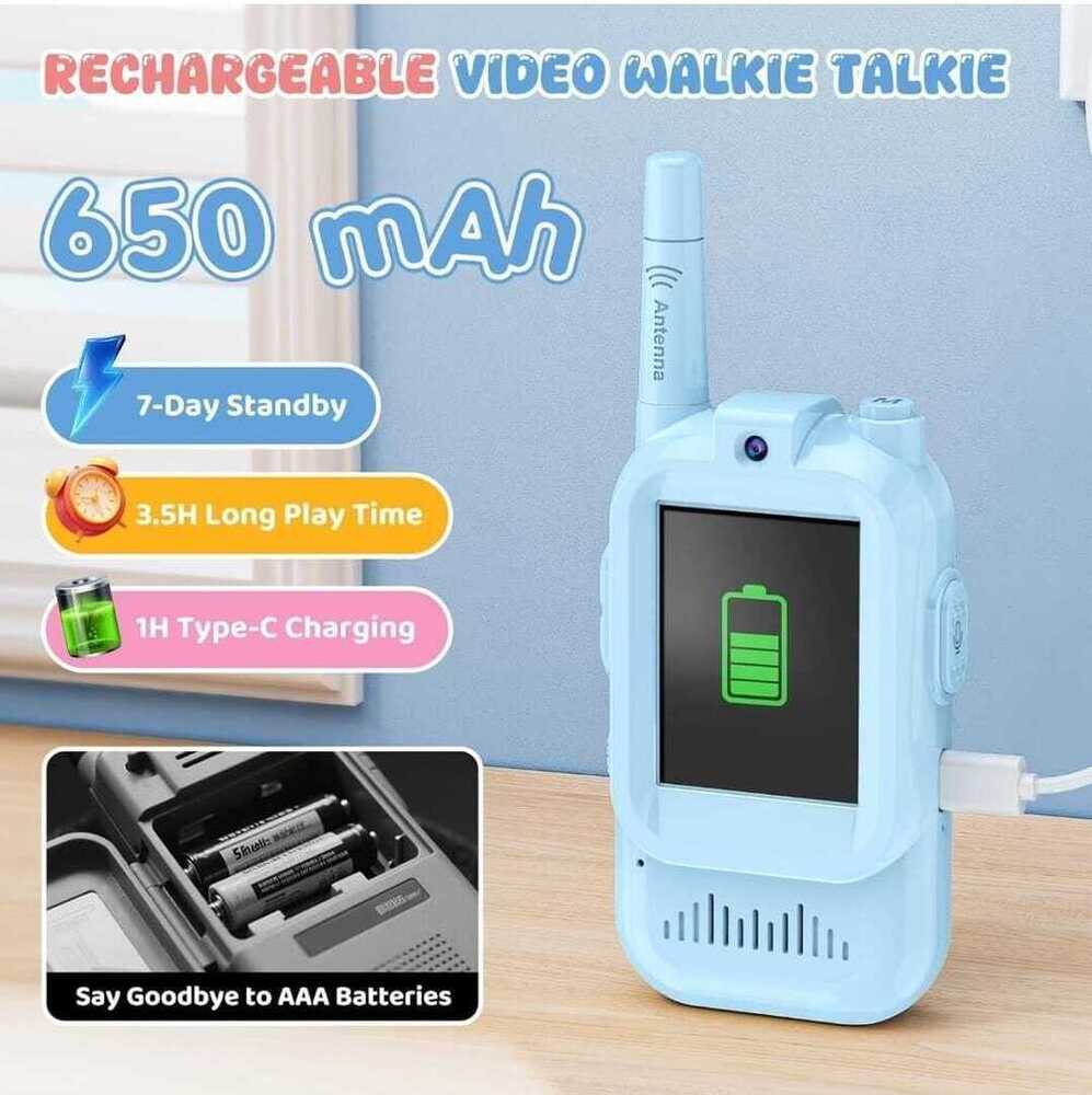 Video Walkie Talkie Kids Camera Intercom Toy
