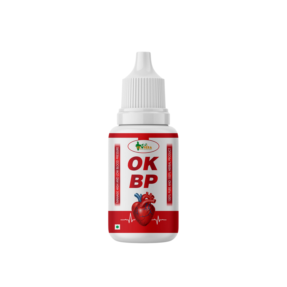 OK BP | Herbal Blood Pressure Support | Natural Supplement for Healthy BP, Heart & Vascular Function - 30ml