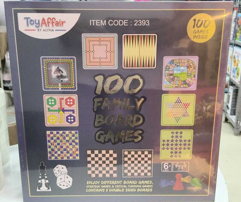 Games 100 in 1 Family Board Games Toy