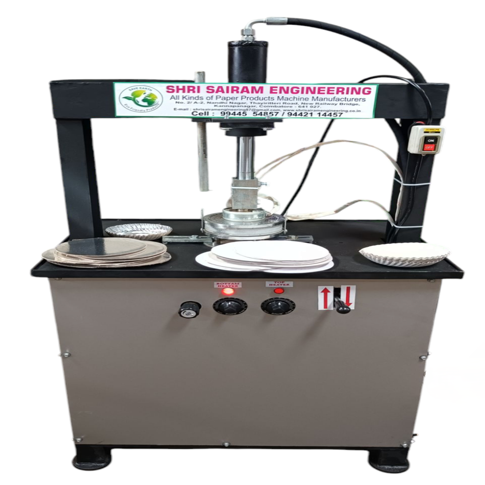 Single Dye Paper Plate Making Machine-3 In One Mode