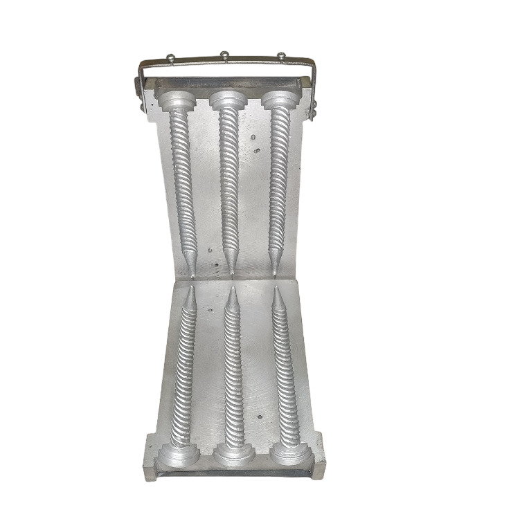 8.5 inch 45 gram spiral candle making mold