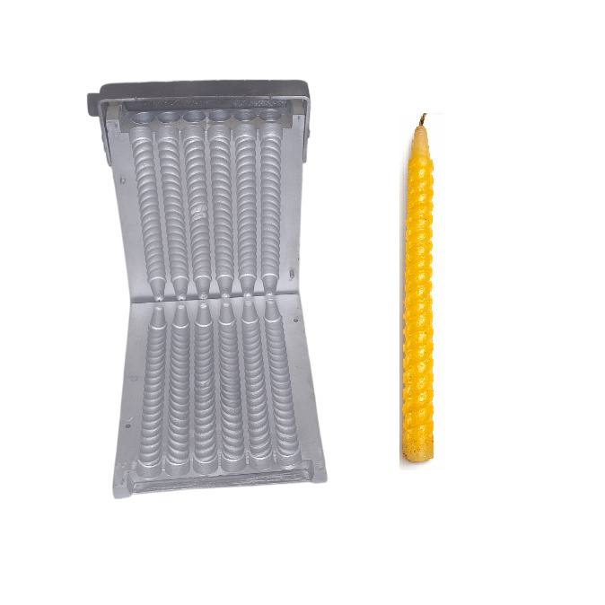 7.5 inch 30 gram spiral candle making mold