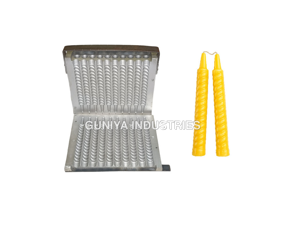 7inch 22 gram spiral candle making mold
