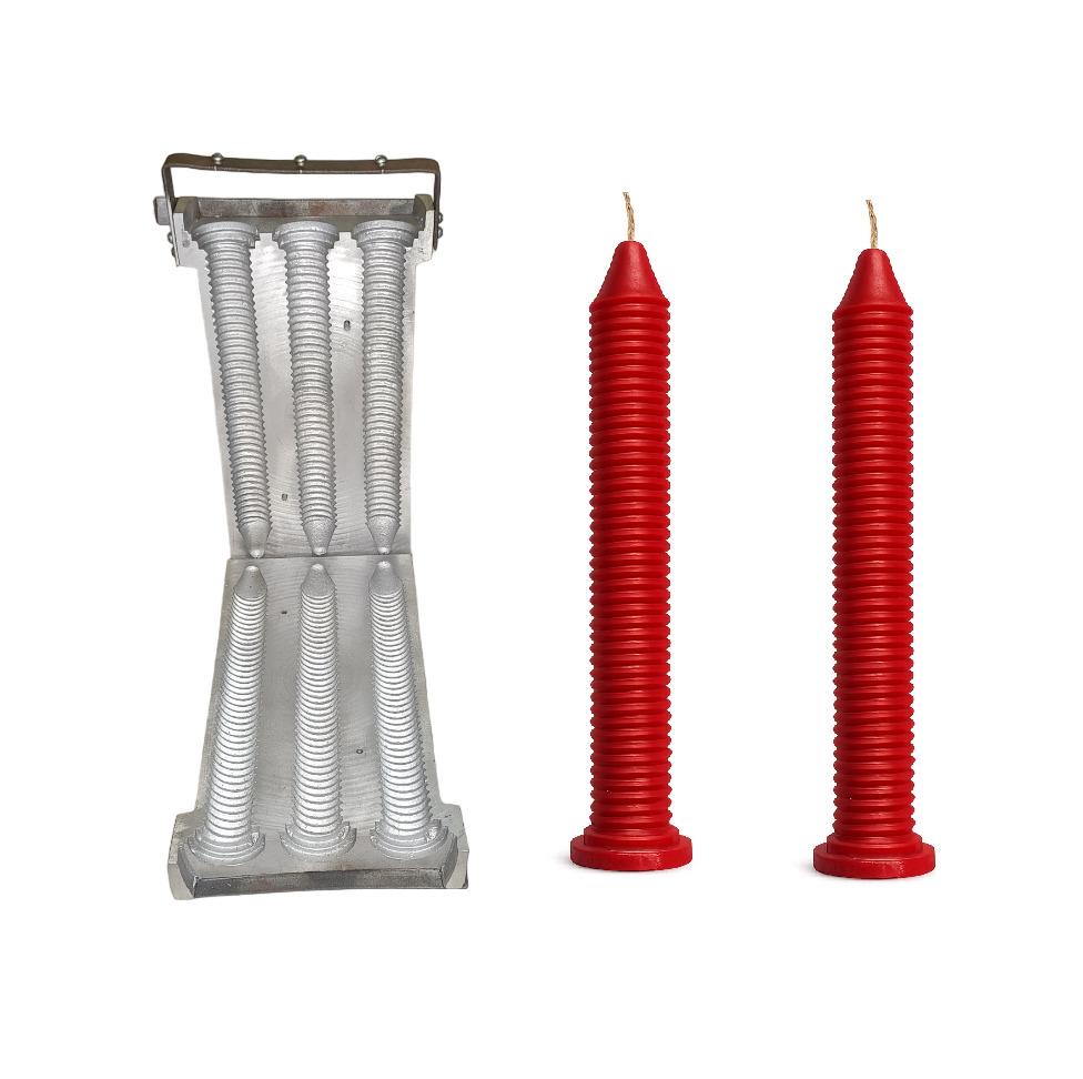 11 inch 135 gram spiral candle making mold