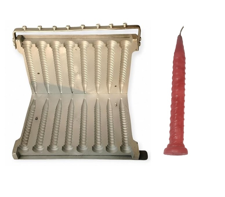 5 inch 12 gram spiral candle making mold