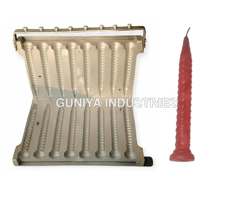 5 inch 12 gram spiral candle making mold