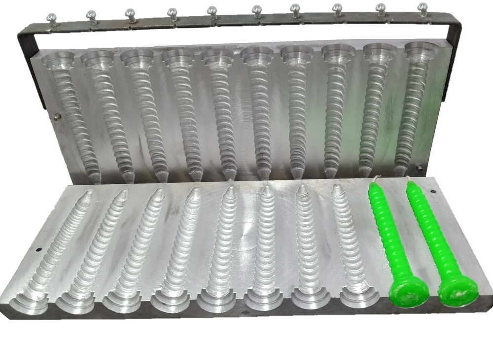 5 inch 15 gram spiral candle making mold