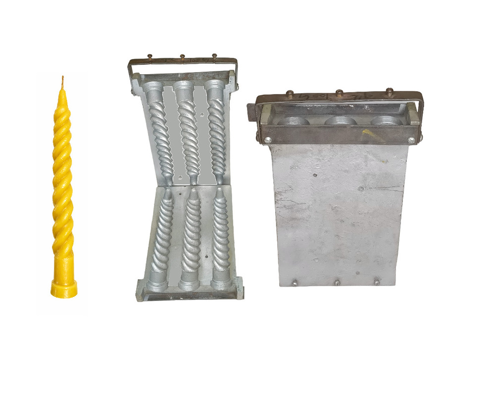 9 inch 100 gram spiral candle making mold