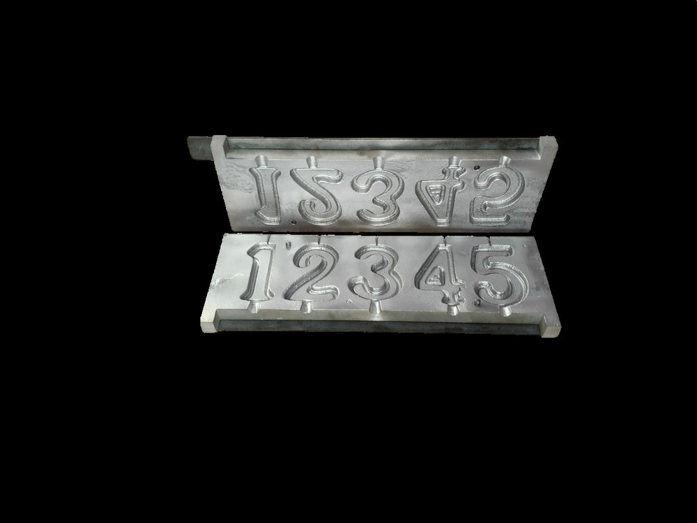 Number Candle Mold