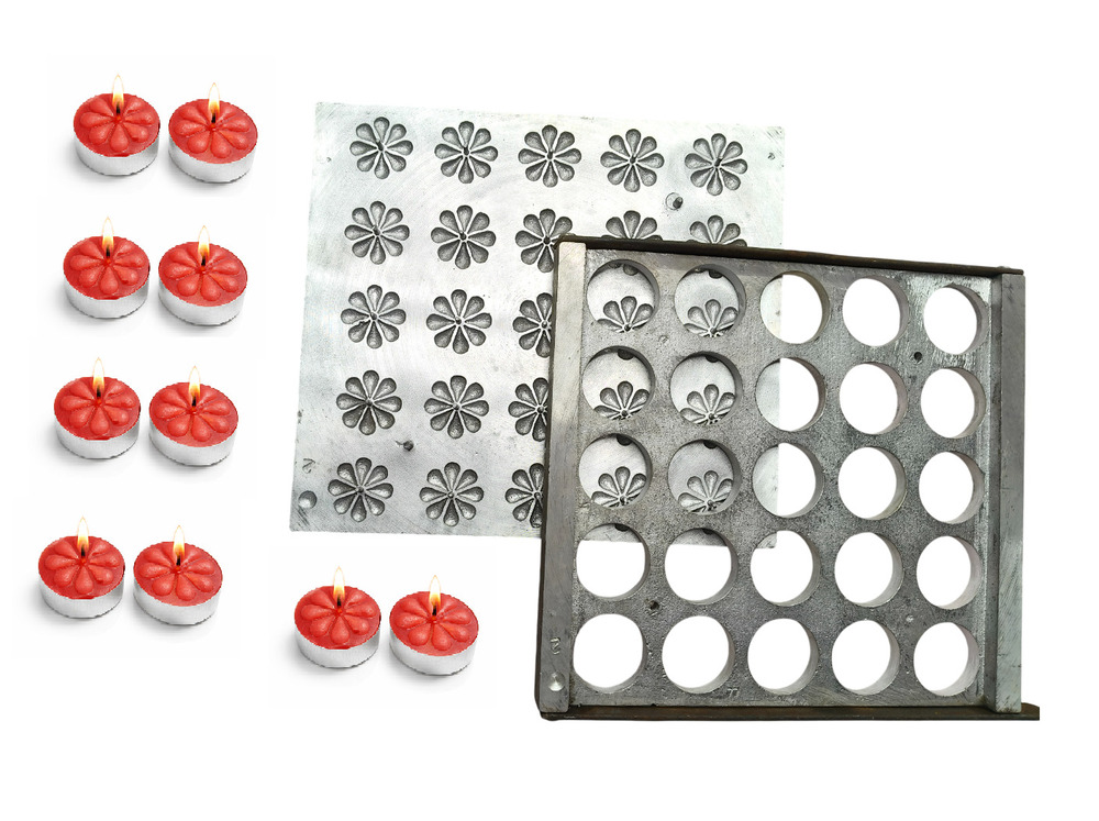 Flower Tea Light candle Mold