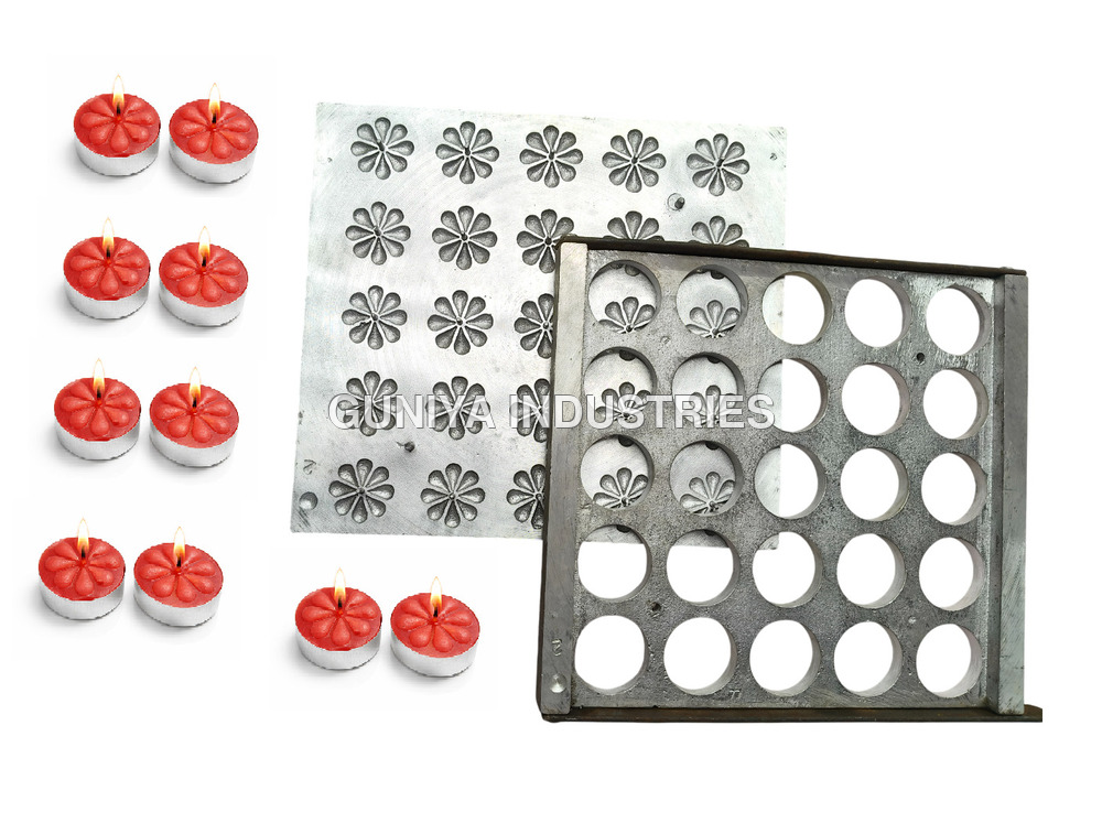 Flower Tea Light candle Mold