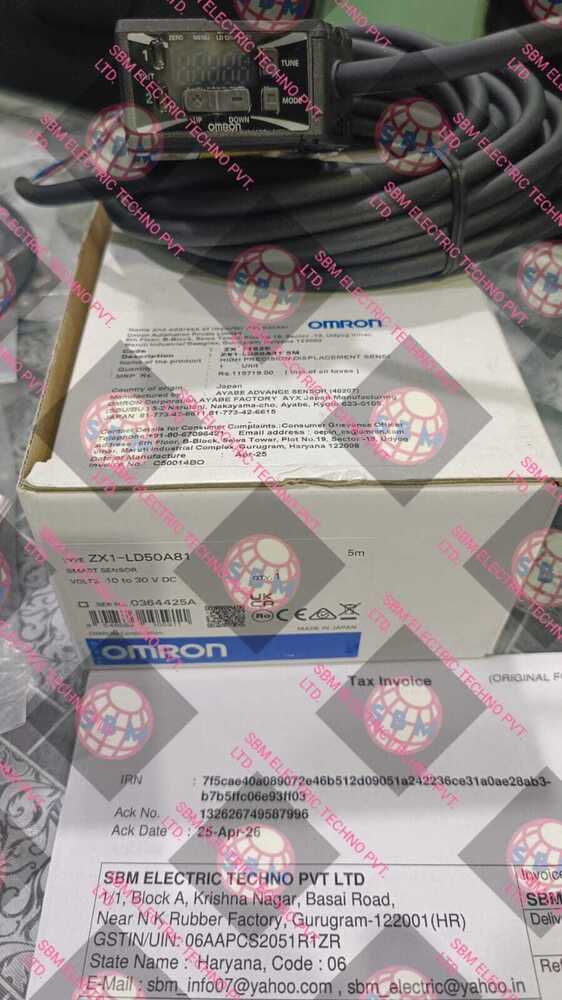 OMRON SMART SENSOR,  ZX1-LD50A81