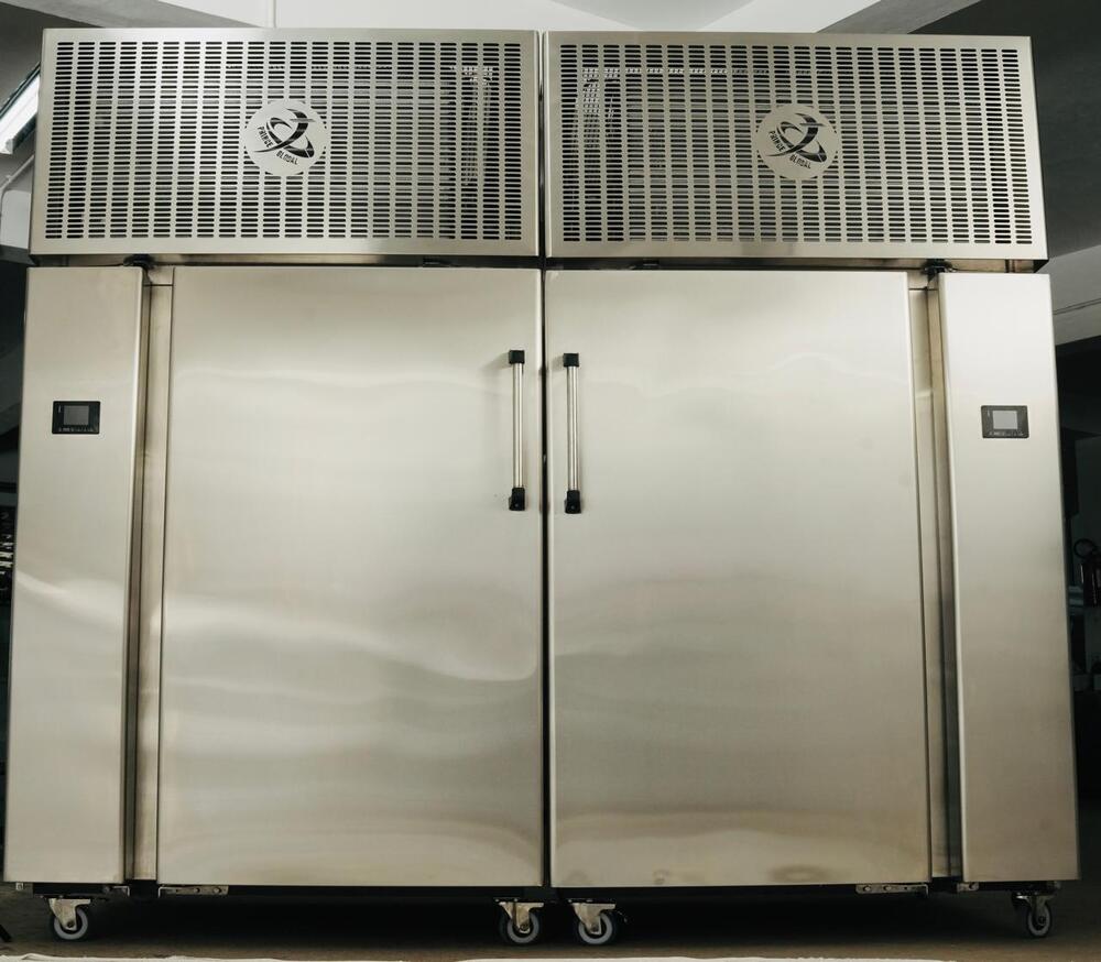 Dual chamber IQF blast freezer